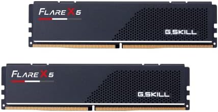 G SKILL Flare X5 Series DDR5 RAM  AMD Expo & Intel XMP 3 0  32GB  2x16GB  6000MT/s CL36 36 36 96 1 35V Desktop Computer Memory U DIMM   Matte Black  F5 6000J3636F16GX2 FX5