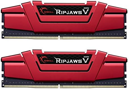 G SKILL RipjawsV Series DDR4 RAM  XMP  16GB  2x8GB  3600MT/s CL18 22 22 42 1 35V Intel AMD Desktop Computer Memory U DIMM   Black  F4 3600C18D 16GVK 