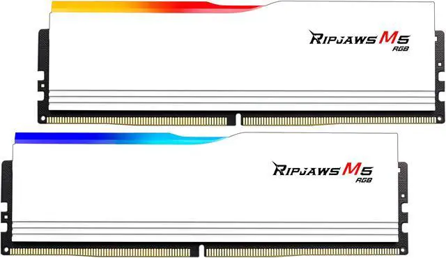 G SKILL Ripjaws M5 RGB Series 32GB  2 x 16GB  288 Pin PC RAM DDR5 6000  PC5 48000  Desktop Memory