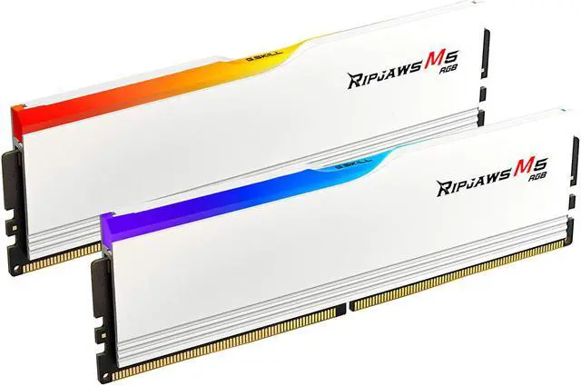 G SKILL Ripjaws M5 RGB Series 32GB  2 x 16GB  288 Pin PC RAM DDR5 6000  PC5 48000  Desktop Memory