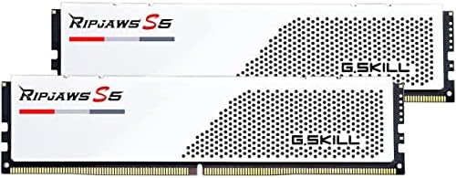 G SKILL Ripjaws S5 Series DDR5 RAM  Intel XMP 3 0 & AMD Expo  32GB  2x16GB  6000MT/s CL36 36 36 96 1 35V Desktop Computer Memory U DIMM   Matte Black  F5 6000J3636F16GX2 RS5K 
