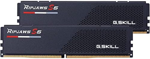 G SKILL Ripjaws S5 Series DDR5 RAM  Intel XMP 3 0 & AMD Expo  32GB  2x16GB  6000MT/s CL36 36 36 96 1 35V Desktop Computer Memory U DIMM   Matte Black  F5 6000J3636F16GX2 RS5K 