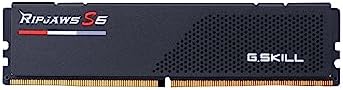 G SKILL Ripjaws S5 Series DDR5 RAM  Intel XMP 3 0 & AMD Expo  32GB  2x16GB  6000MT/s CL36 36 36 96 1 35V Desktop Computer Memory U DIMM   Matte Black  F5 6000J3636F16GX2 RS5K 