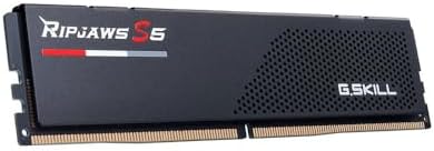G SKILL Ripjaws S5 Series DDR5 RAM  Intel XMP 3 0 & AMD Expo  32GB  2x16GB  6000MT/s CL36 36 36 96 1 35V Desktop Computer Memory U DIMM   Matte Black  F5 6000J3636F16GX2 RS5K 