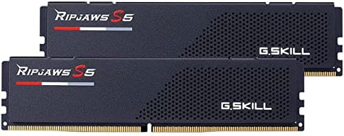 G SKILL Ripjaws S5 Series DDR5 RAM  Intel XMP 3 0 & AMD Expo  32GB  2x16GB  6000MT/s CL36 36 36 96 1 35V Desktop Computer Memory U DIMM   Matte Black  F5 6000J3636F16GX2 RS5K 