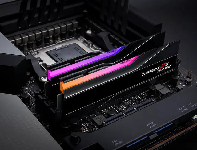 G SKILL Trident Z5 Neo RGB Series AMD EXPO 32GB  2 x 16GB  288 Pin PC RAM DDR5 6000  PC5 48000  Desktop Memory Model F5 6000J3038F16GX2 TZ5NR