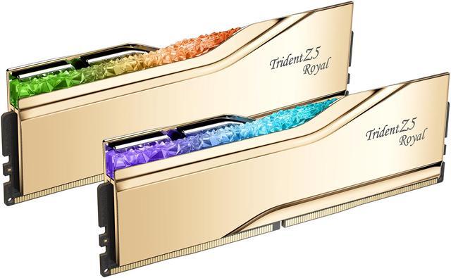 G SKILL Trident Z5 Royal Series 32GB  2 x 16GB  288 Pin PC RAM DDR5 6400  PC5 51200  Desktop Memory Model F5 6400J3039G16GX2 TR5G