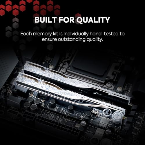 G SKILL Trident Z5 Royal Neo Series  AMD Expo  DDR5 RAM 64GB  2X 32GB  6000MT/s CL30 36 36 96 1 40V Desktop Computer Memory U DIMM   Silver  F5 6000J3036G32GX2 TR5NS