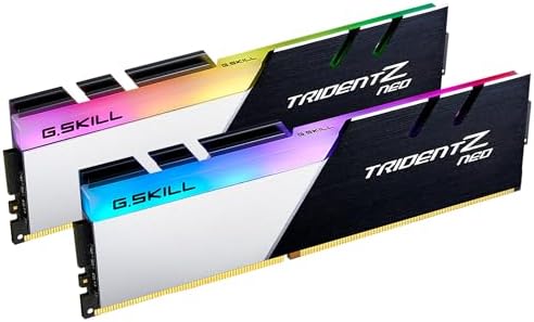 G SKILL Trident Z Neo Series DDR4 RAM  XMP  64GB  2x32GB  3600MT/s CL16 22 22 42 1 45V Intel AMD Desktop Computer Memory U DIMM  F4 3600C16D 64GTZN