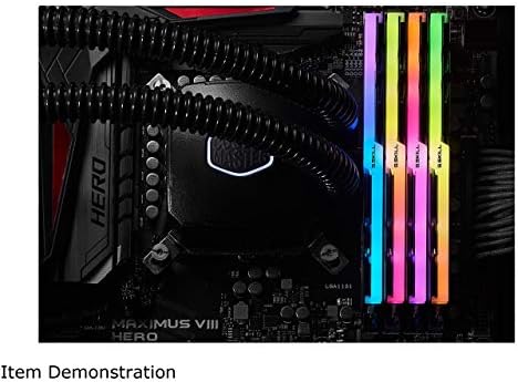 G SKILL Trident Z RGB Series DDR4 RAM  XMP  32GB  4x8GB  3200MT/s CL16 18 18 38 1 35V Intel AMD Desktop Computer Memory U DIMM  F4 3200C16Q 32GTZR 