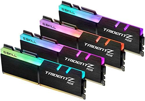 G SKILL Trident Z RGB Series DDR4 RAM  XMP  16GB  2x8GB  3600MT/s CL18 22 22 42 1 35V Intel AMD Desktop Computer Memory U DIMM  F4 3600C18D 16GTZR