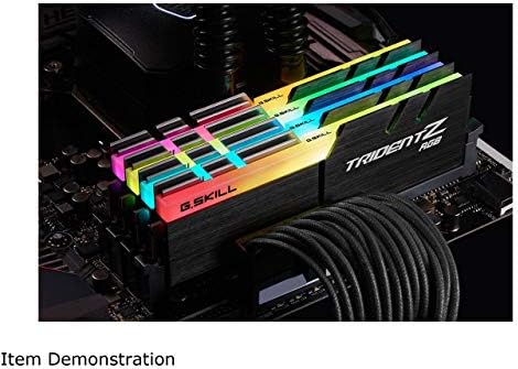 G SKILL Trident Z RGB Series DDR4 RAM  XMP  16GB  2x8GB  3600MT/s CL18 22 22 42 1 35V Intel AMD Desktop Computer Memory U DIMM  F4 3600C18D 16GTZR