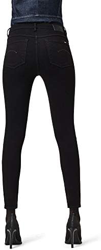 G Star Womens 3301 Contour High Rise Skinny Benwick Stretch Denim Dark Aged Jean