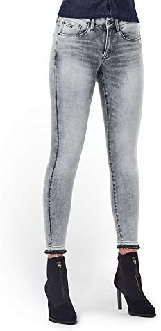 G Star Womens 3301 Contour High Rise Skinny Benwick Stretch Denim Dark Aged Jean