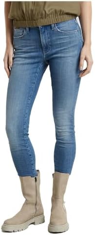 G Star Womens 3301 Contour High Rise Skinny Benwick Stretch Denim Dark Aged Jean