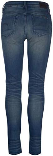 G Star Womens 3301 Contour High Rise Skinny Benwick Stretch Denim Dark Aged Jean