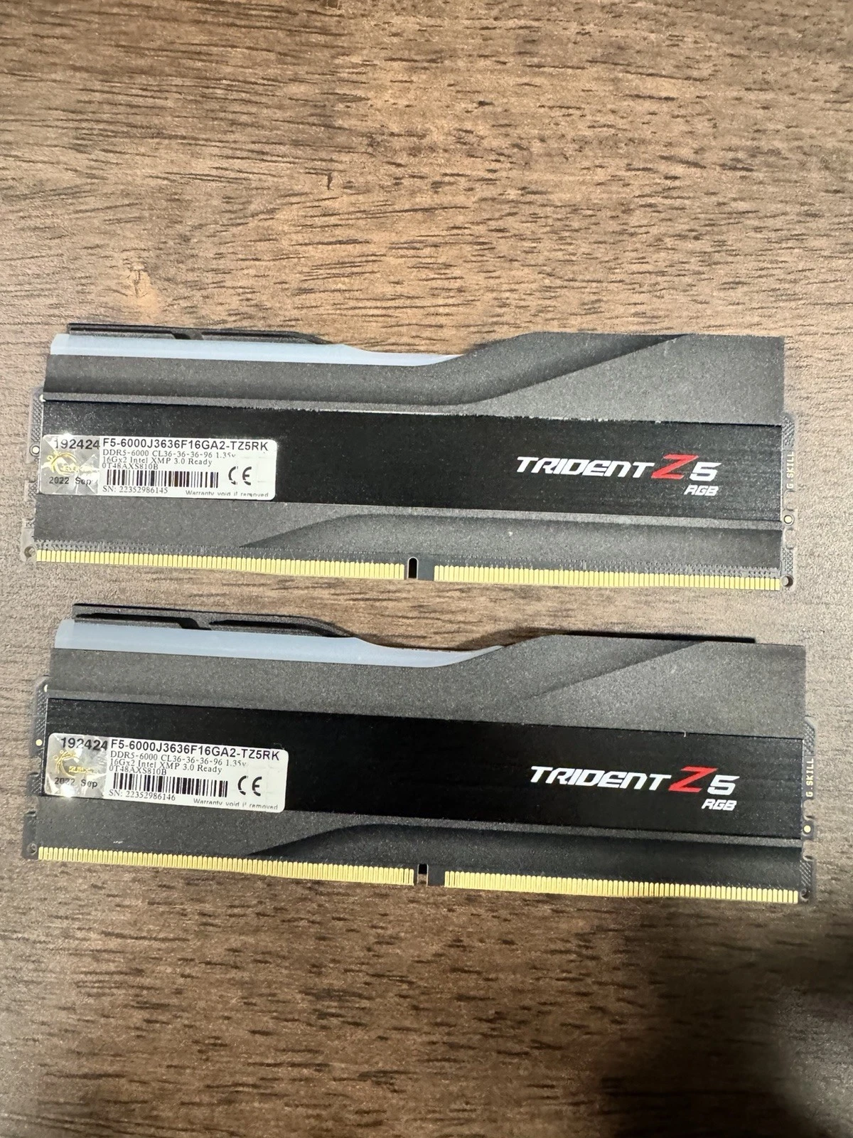 G  SKILL Trident Z5 RGB 32GB DDR5 6000 Memory Kit   F5 6000J3636F16GA2 TZ5RK