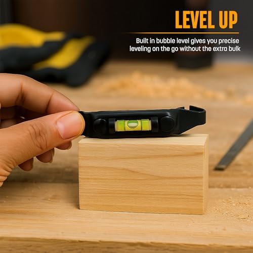 Galvanox Pocket Clip for Leatherman with Built in Level and Quick Release Lanyard Ring  Fits Charge/Wave/Surge Multitool Models and more  Durable Carbon Steel  Black