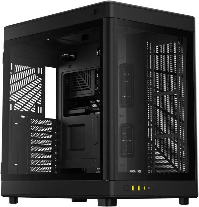 Gamdias NESO P1 Dual Chamber  ATX  Panoramic Tempered Glass  Trapezoid Shaped