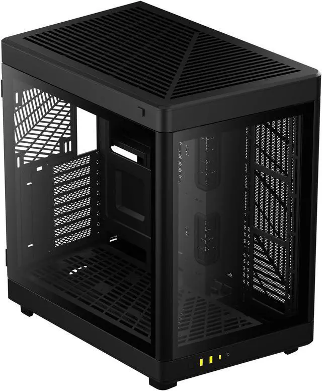 Gamdias NESO P1 Dual Chamber  ATX  Panoramic Tempered Glass  Trapezoid Shaped