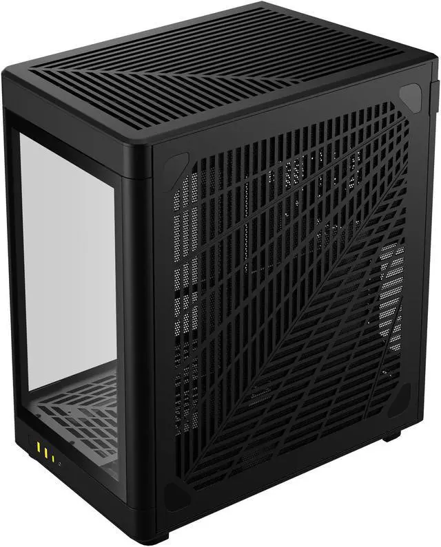 Gamdias NESO P1 Dual Chamber  ATX  Panoramic Tempered Glass  Trapezoid Shaped