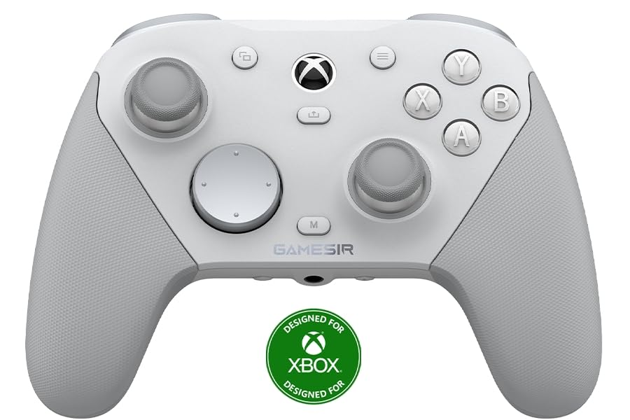 GameSir G7 Pro Wired Controller for Xbox Series X S  Xbox One  Wireless Gamepad for PC&Android with TMR Sticks  Hall Effect Analog Triggers  1000Hz Polling Rate  3 5mm Audio Jack   White