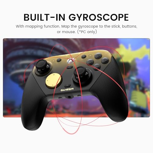 GameSir G7 Pro Wired Controller for Xbox Series X|S, Xbox One, Wireless Gamepad for PC&Android with TMR Sticks, Hall Effect Analog Triggers, 1000Hz Polling Rate, 3.5mm Audio Jack - Golden