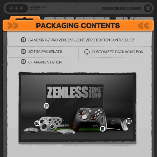 GameSir G7 Pro Wireless Gaming Controller   Officially Licensed for Xbox Series X S  Xbox One  Windows PC & Android  TMR Joysticks  1000Hz Polling Rate  Charging Dock  Zenless Zone Zero Edition