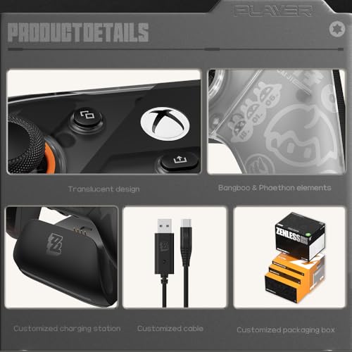 GameSir G7 Pro Wireless Gaming Controller   Officially Licensed for Xbox Series X S  Xbox One  Windows PC & Android  TMR Joysticks  1000Hz Polling Rate  Charging Dock  Zenless Zone Zero Edition