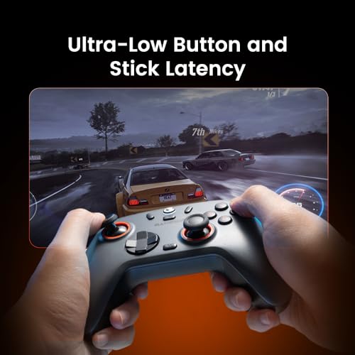 GameSir Nova Lite 2 Wireless PC Controller with Hall Effect Joysticks & Triggers  2 4G & Wired 1000Hz Polling Rate  Remappable Buttons   Compatible with PC/Switch/Steam/Android  Grey 