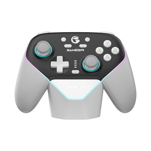 GameSir Super Nova Wireless Gaming Controller for PC/Switch/Switch 2/iOS/Android  1000Hz Polling Rate  Hall Effect Stick & Trigger  Rubberized Grips  RGB Lighting  1000mAh   Blue