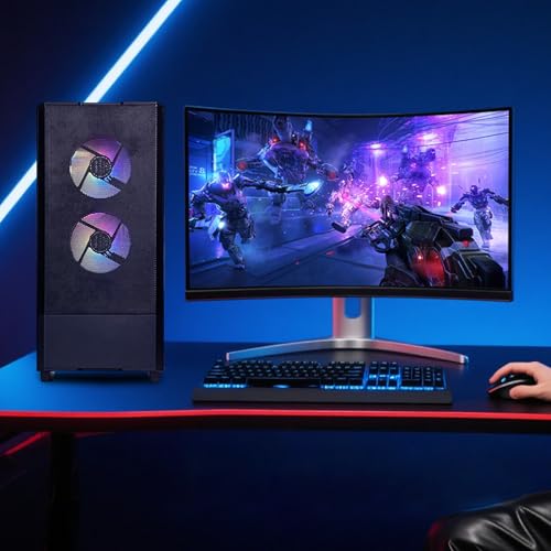 Gaming Desktop PC   AMD R5 9600X GeForce RTX 5060 8GB  32GB DDR5 6000 RAM 1TB NVMe SSD 240mm Water Cooling&7 ARGB Fans  Prebuilt Gaming Computer