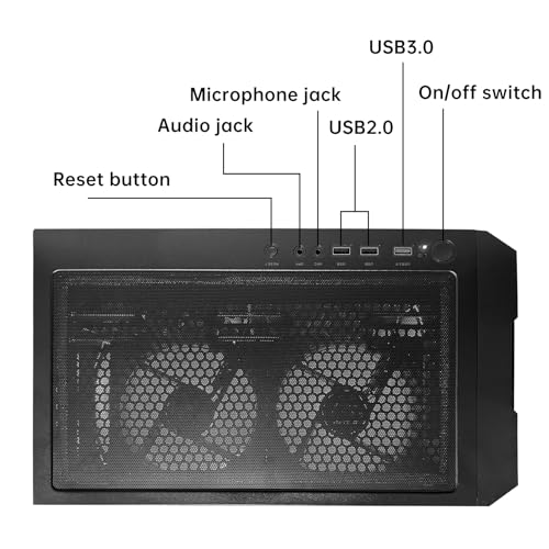 Gaming Desktop PC   AMD R5 9600X GeForce RTX 5060 8GB  32GB DDR5 6000 RAM 1TB NVMe SSD 240mm Water Cooling&7 ARGB Fans  Prebuilt Gaming Computer