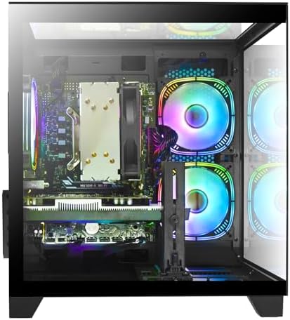 Gaming Desktop PC   GeForce RTX 3050 8GB  Ryzen 5 5500  16GB DDR4 RAM  512GB NVMe SSD  Prebuilt Computer Tower PC for Gaming  Streaming  Editing  Home & Office