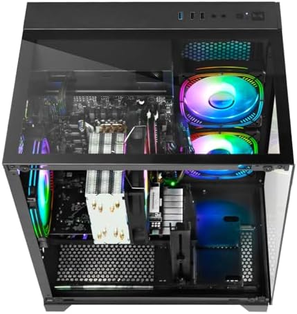 Gaming Desktop PC   GeForce RTX 3050 8GB  Ryzen 5 5500  16GB DDR4 RAM  512GB NVMe SSD  Prebuilt Computer Tower PC for Gaming  Streaming  Editing  Home & Office