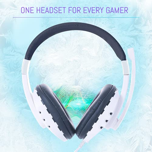 Gaming Keyboard and Mouse and Gaming Headset & Mouse Pad  Wired LED RGB Backlight Bundle for PC Gamers Users   4 in 1 White Edition Hornet RX 250