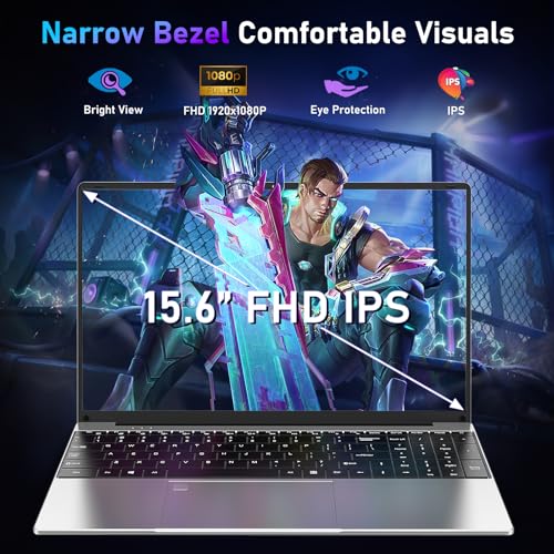 Gaming Laptop 15 6 Inch Laptop Computer 32GB RAM 1TB SSD AMD Ryzen 5 7430U  up to 4 3Ghz Beat 5700U  AMD Radeon Graphics 15 6 FHD 1920   1080 Display WiFi 5 BT5 0 Backlit Keyboard