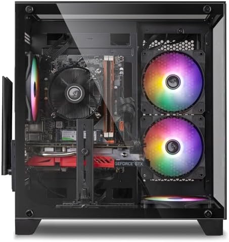 Gaming PC Desktop Computer  Intel Core i7 4770 3 4GHz  16GB DDR3 RAM  512GB SSD  GTX 1050Ti 4G  Wi Fi 6 0  USB 3 0  HDMI  RGB Fanx5  Windows 11 Home