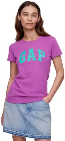 Talla M - Gap Camiseta clásica con logotipo para mujer
