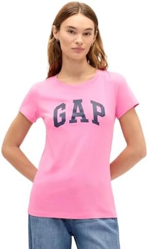 Talla M - Gap Camiseta clásica con logotipo para mujer