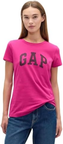 Talla M - Gap Camiseta clásica con logotipo para mujer