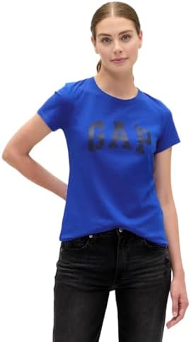 Talla M - Gap Camiseta clásica con logotipo para mujer