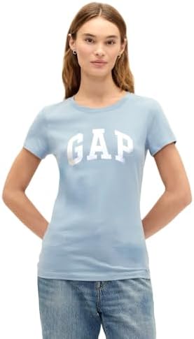 Talla M - Gap Camiseta clásica con logotipo para mujer