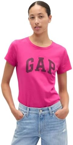 Talla M - Gap Camiseta clásica con logotipo para mujer