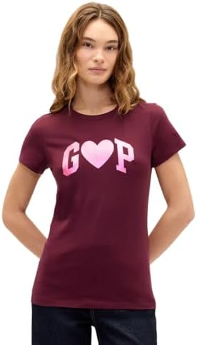 Talla M - Gap Camiseta clásica con logotipo para mujer