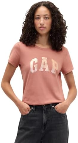 Talla M - Gap Camiseta clásica con logotipo para mujer
