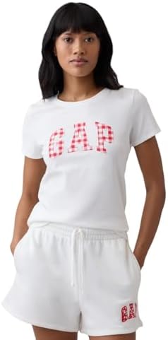 Talla M - Gap Camiseta clásica con logotipo para mujer