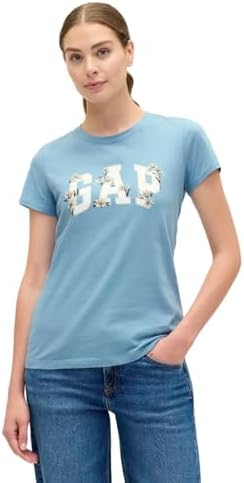 Talla M - Gap Camiseta clásica con logotipo para mujer