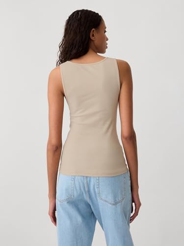 Gap Womens Ribbed Tank Top Logo