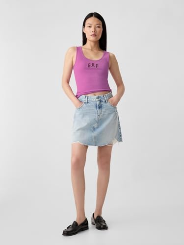 Gap Womens Ribbed Tank Top Logo